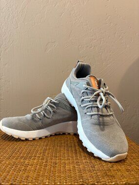 Ryka Kali Walking Shoes - Gray Suede, 8M, Lace Up Womens Sneaker
